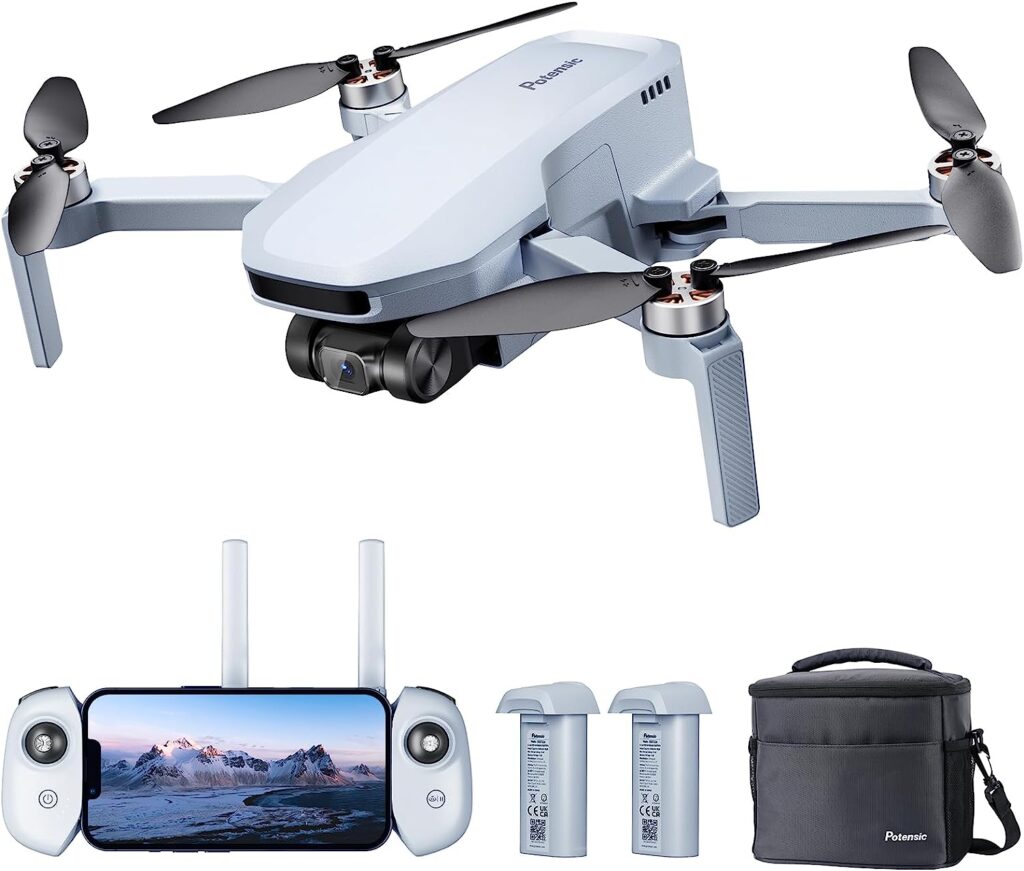 Potensic ATOM SE Combo GPS Drone con Cámara 4K, 62 Mins de Vuelo