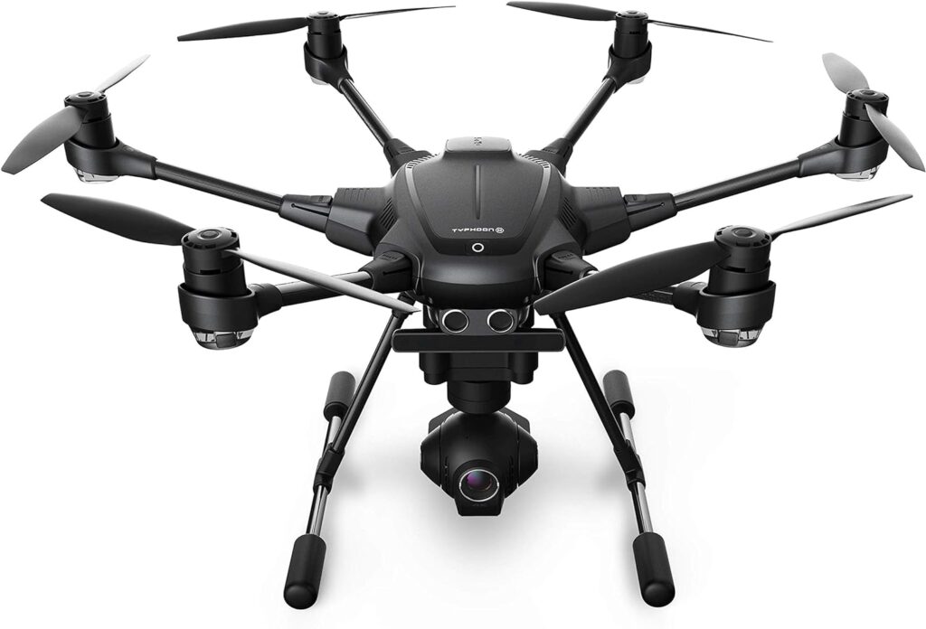 Yuneec Typhoon H Pro 4K UHD Cámara Drone con Intel RealSense + Mochila - Gris
